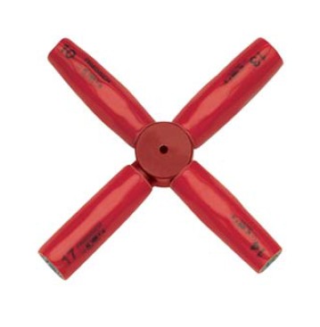 电工绝缘十字套筒扳子