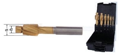 镀钛螺纹底孔圆柱沉头孔平锪钻