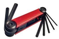 折叠式公制内六方扳手组套