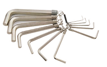 钥匙环公制内六方扳手组套