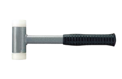 钢柄尼龙无反弹锤