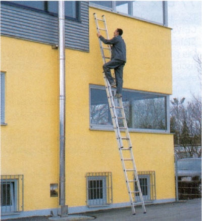 可伸缩铝合金直梯