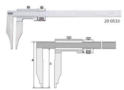大型外爪游标卡尺