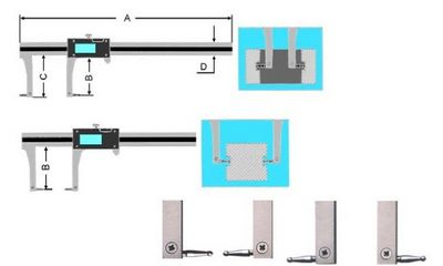 内沟槽游标卡尺